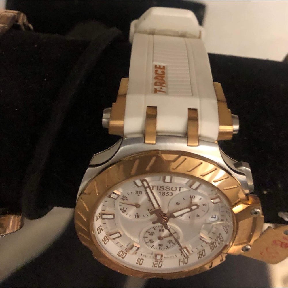 Tissot T-Race White RoseGold